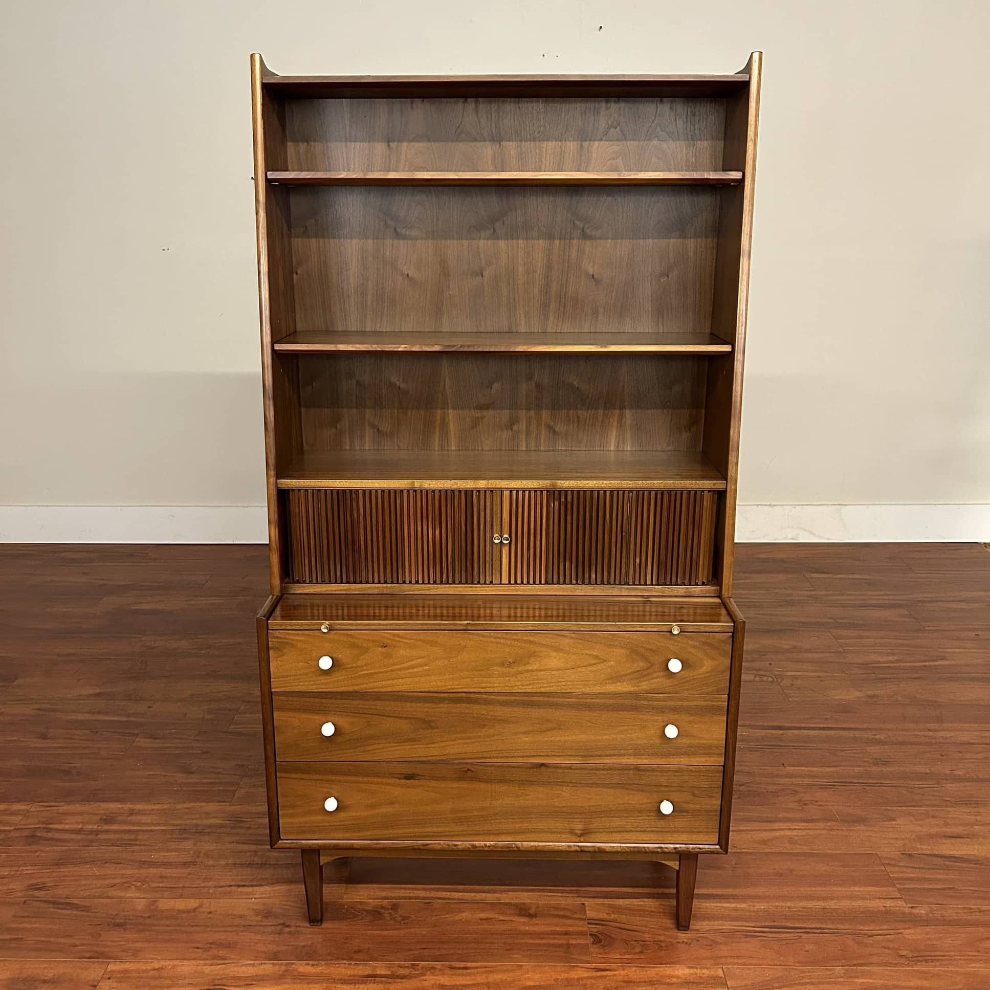 Drexel Declaration Walnut Secretary Desk - Many More Items In Stock!