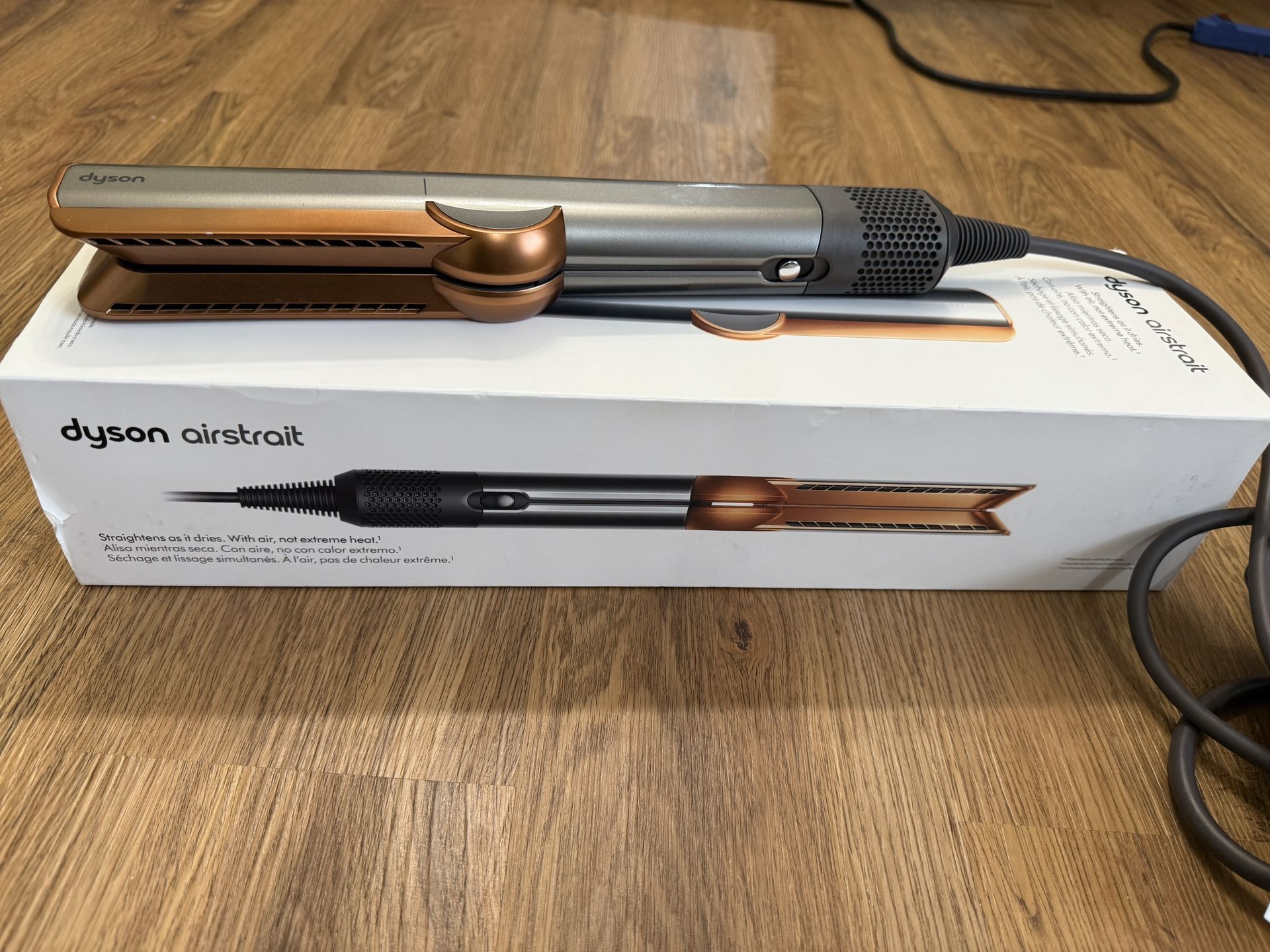 Dyson Airstrait dryer and straightener (Amber silk)