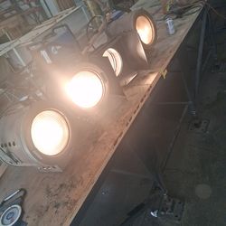 Vintage capital stage lights