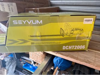 Seyvum DCHT2006 Cordless Hedge Trimmer NIB