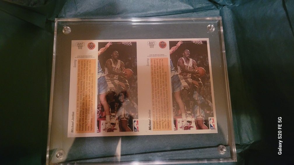 Rare Jordan Uncut Hologram Card
