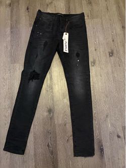 Purple jeans