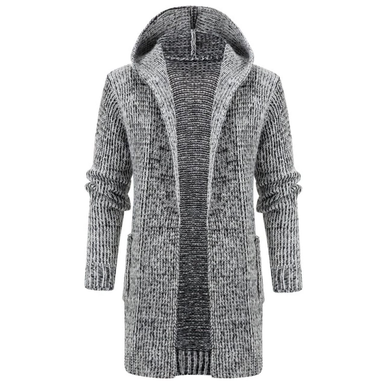 Sweater Cardigan Jacket Hoodie Long Sleeve Winter Blouse Tee Sweater Sweatshirt Shirt Knitted Coat