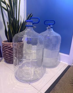 5 Gallon Glass Jugs
