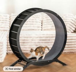 COMHOMA 40" Metal Frame Pet Exercise Wheel Complete Kit