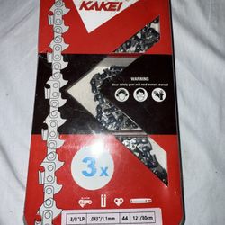 KAKEI (3pck) 12” Chainsaw Chain