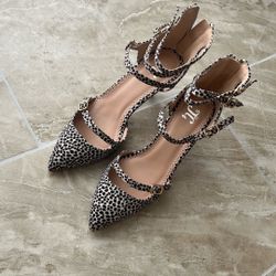 Leopard Mariah Heels
