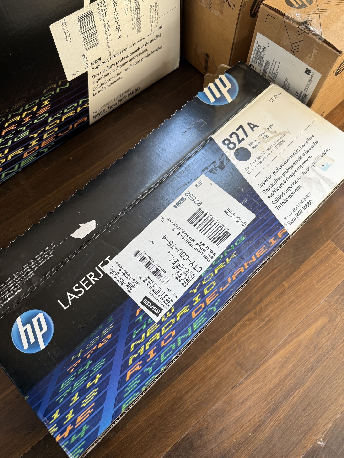 HP Laser jet 827A And 3 828A