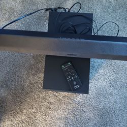 Sony Subwoofer And Sondbar With Remote Bluetooth 