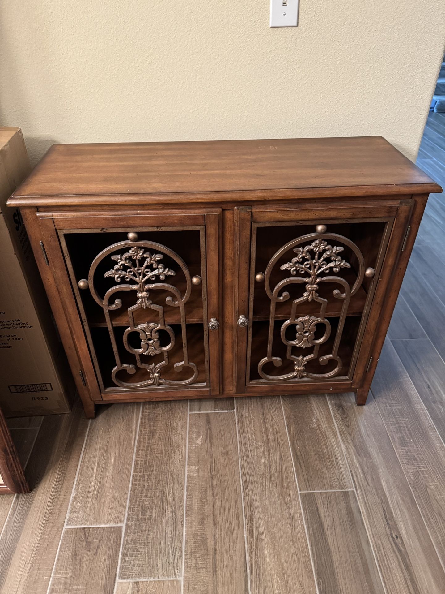 Decorative Wood Accent Cabinet