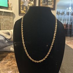 14kt rope chain 