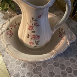 Vintage Bowl and Pitcher 