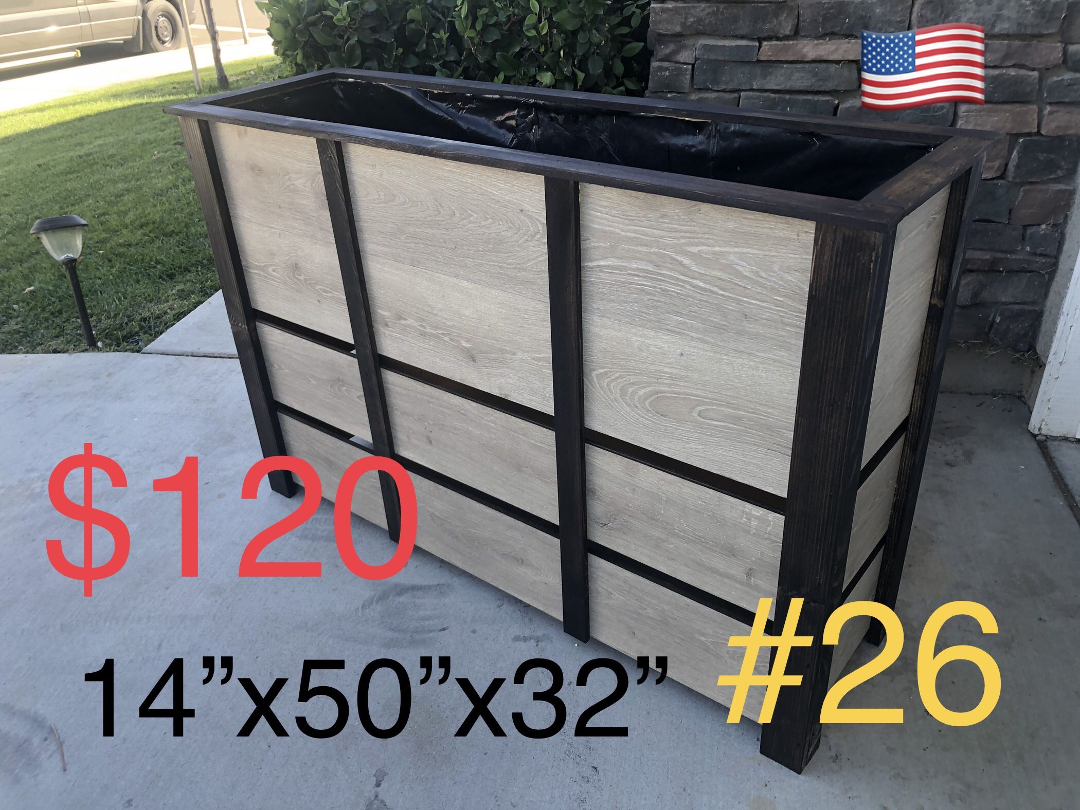 Planter Box Bed Garden Raised Pots