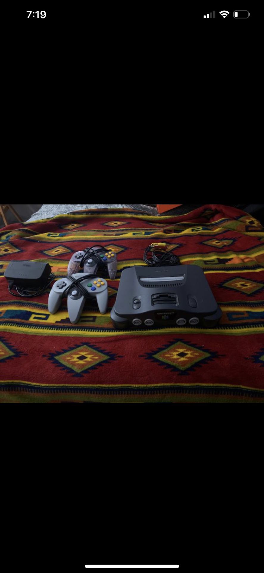 Nintendo 64 console w/ controllers