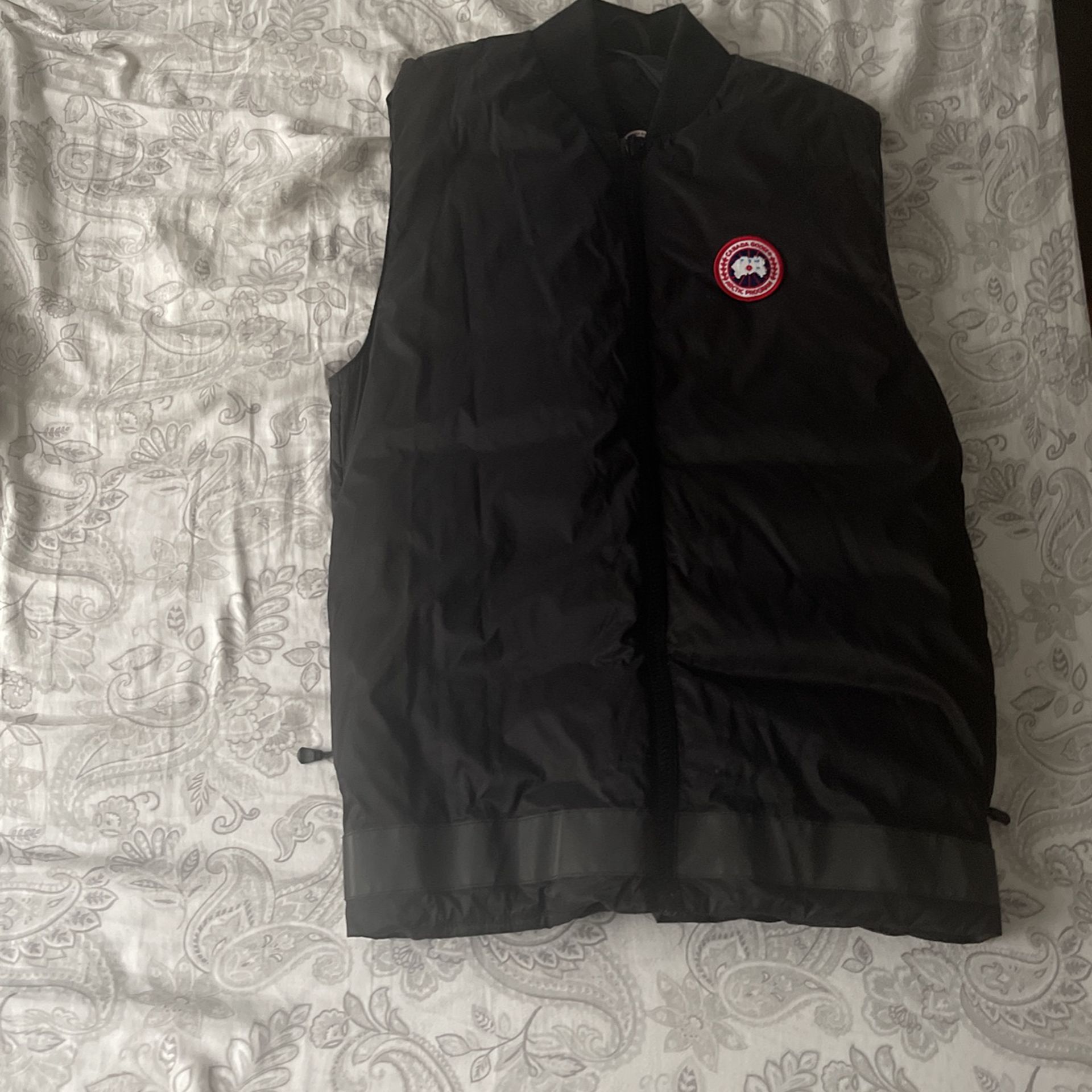 Canada Goose vest, black, size small.