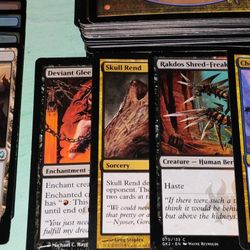 Damage Discard Black Red Blue 60 Card Mtg Deck