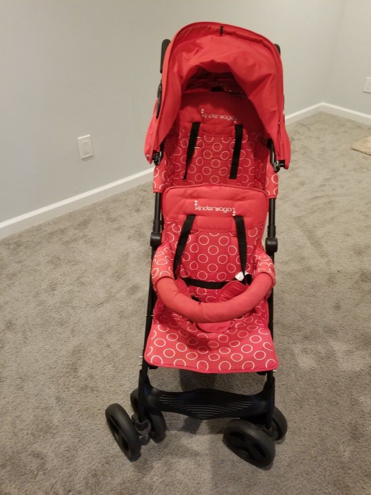 Red Kinderwagon Hop Double Stroller