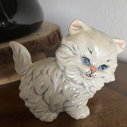 Cute Vintage Kitty Cat Figuerine