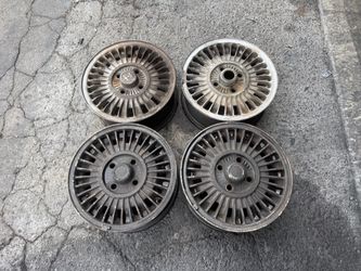 Four Alfa Romeo Spider 14 inch wheels 4 on 108mm