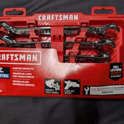Craftsman 5pc Flare Nut Wrench Set 
