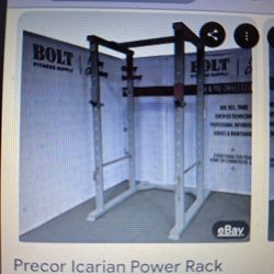 Gym Equipment Precor Icarian Squat Rack Plus  Olympic Bar