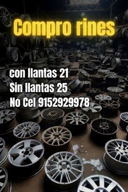 Compro / venta de  Rines en Cualquier Condición – El Paso TX  y alrededores