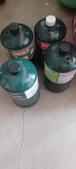 4  unused full propane tanks. $15 for all