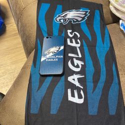 Philadelphia Eagles Iphone 6 7 8 Phone Case W Matching neck gaiter Mask