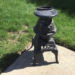 Cast Iron Pot Belly Stove—- A Great Deal!