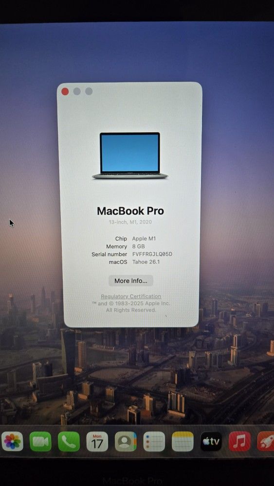 M1 Chip Apple Macbook Pro - MINT CONDITION 