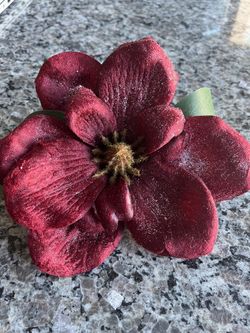 Christmas Flower Clip