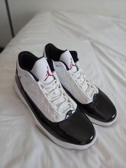 Air Jordan 11 Low White Black Red Sneakers