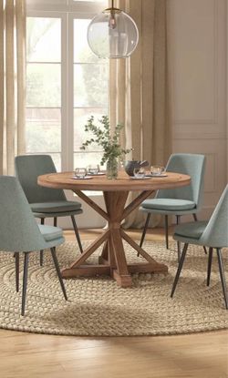 Rustic Farmhouse 48" Round Dining Table - New, delivery
