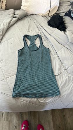 Lululemon Striped Racerback Tank Top size L