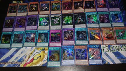 Yugioh Duelist's Advance Super Rare, Ultra Rare and Secret Rare Rarities 34 Card Set