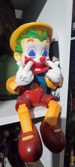 Pinocchio Joker Mashup Art Toy Figure