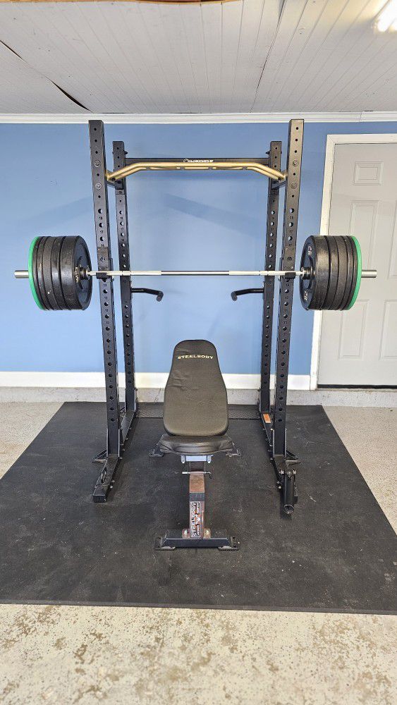 Inspire Fitness Power Cage Squat Rack AND Bench