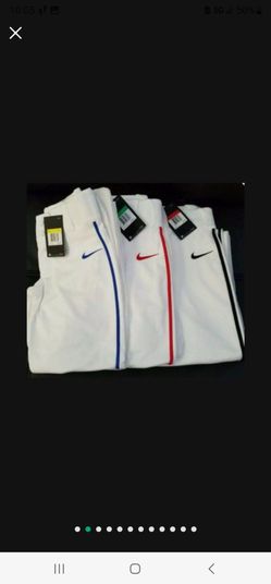 Brand New Nike White Grey Black Cream Long Baseball Pants Adult Sizes XS, Small, Medium, Large,  XL, 2XL, 3XL