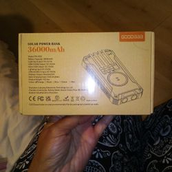 Solar Powered Charger Bank