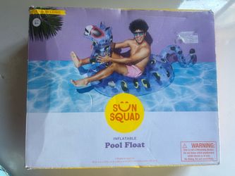 New Sun Squad Inflatable  Pool Float Cheetah  Measurements shown in pictures