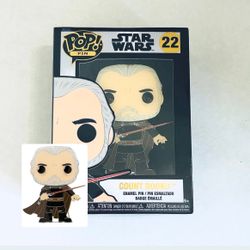 Funko Pop! Pin Star Wars: Count Dooku