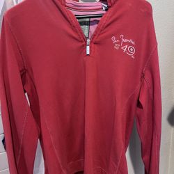 San Francisco 49ers 1/4 Zip Pullover • Size Large • Tommy Bahama