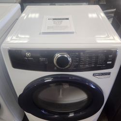 8 cu. ft. Front Load Electric Dryer with Perfect Steam and LuxCare Dry System, ENERGY STAR in White