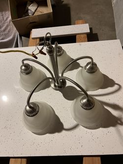 5-Light Down Chandelier 