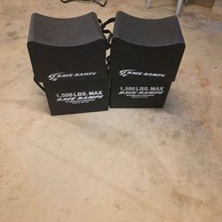 4 x New Race Ramps - wheel cribs 1,500 LBS. Max