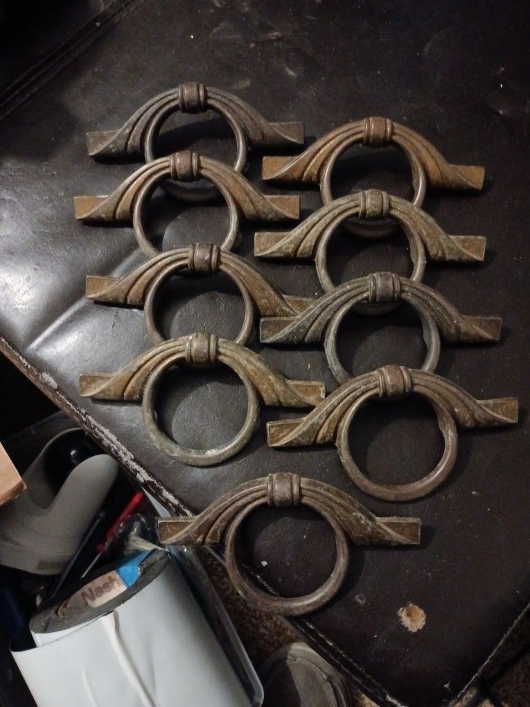 Vintage Brass Drawer Pulls