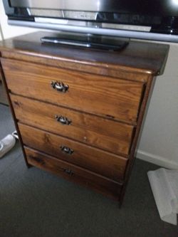 Rustic wood dresser