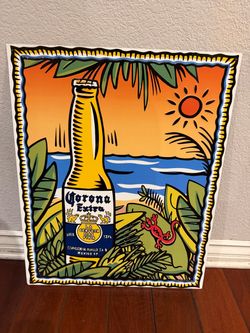 Corona Metal sign
