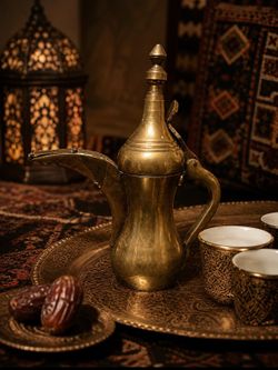 Traditional Arabic teapot Dallah