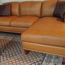 Genuine Leather Sectional Sofa